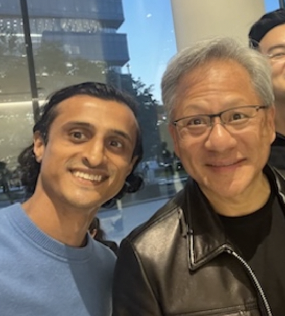 With Jensen Huang, CEO of NVIDIA